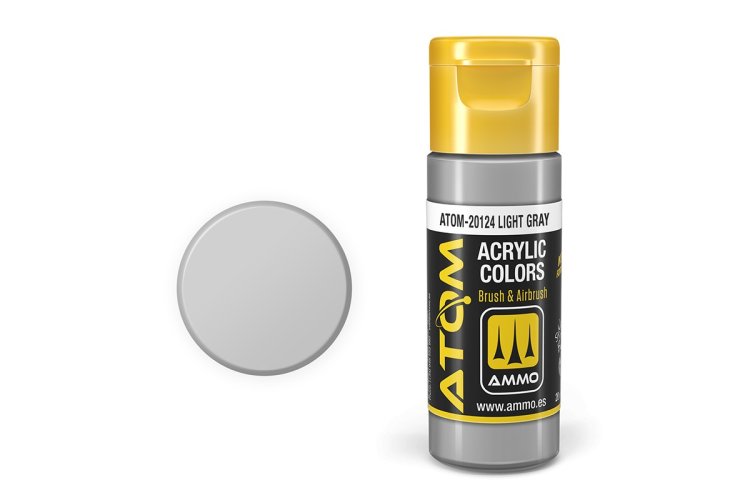 MIG20124 20 ml Acrylic Paint Bottle, Light Gray