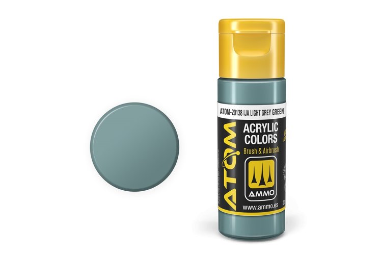 MIG20138 20 ml Acrylic IJA Paint Bottle, Light Gray Green