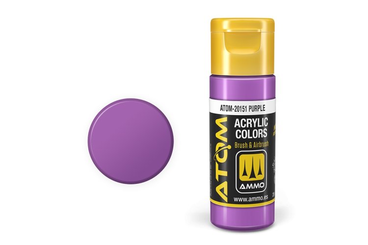 MIG20151 20 ml Acrylic Paint Bottle, Purple
