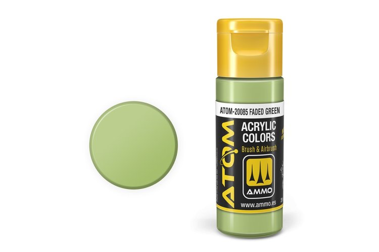 MIG20085 20 ml Acrylic Paint Bottle, Faded Green