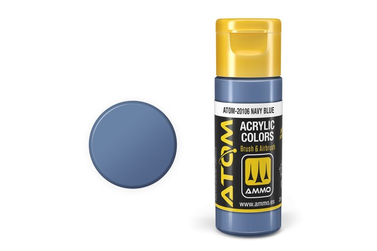 MIG20106 20 ml Acrylic Paint Bottle, Navy Blue
