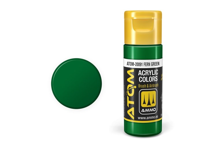 MIG20091 20 ml Acrylic Paint Bottle, Fern Green
