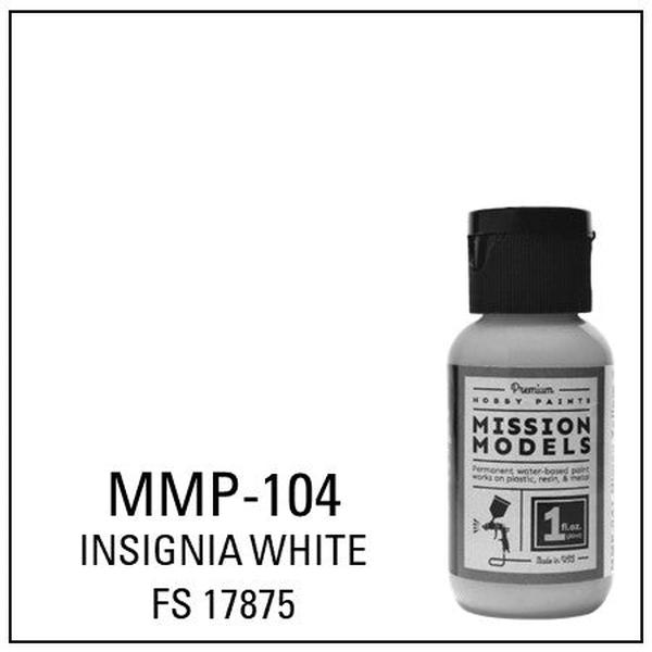 MMP104 30 ml Insignia FS17875 Acrylic Primer Metallic Paint, White