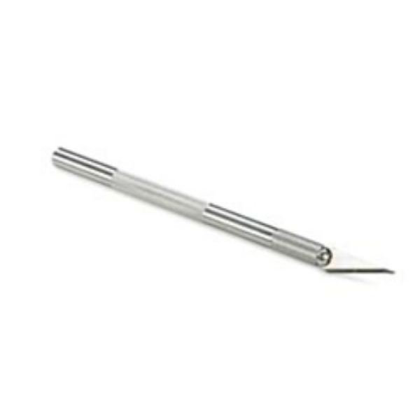 Excel EXL19001 K1 Round Aluminum Handle Carded Knife with Safety Cap & 5 Assorted Blades