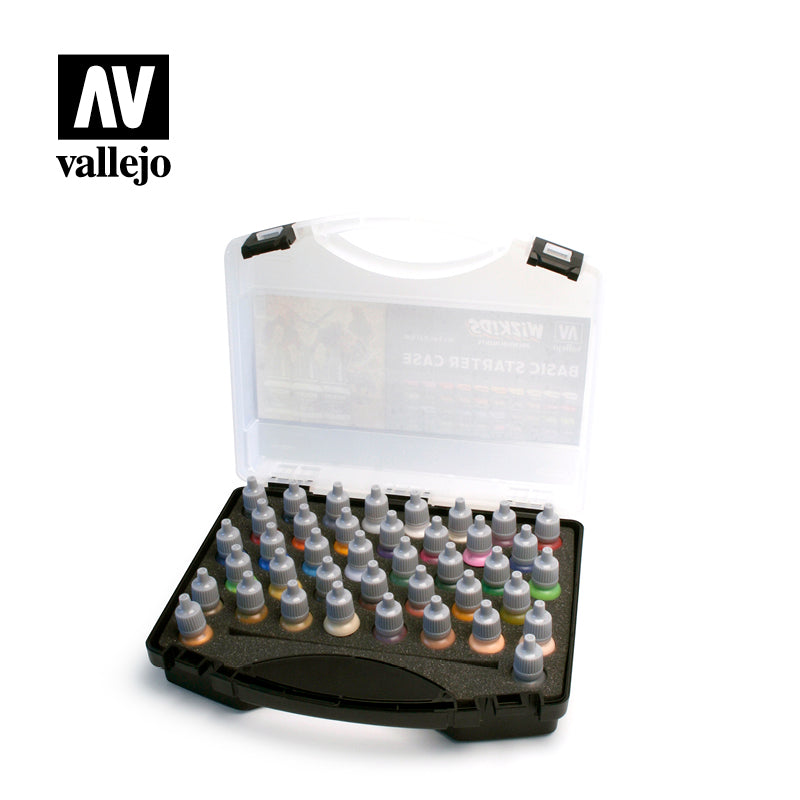 VLJ80260 40 x 8 ml Basic Starter Case Acrylic Paint Set