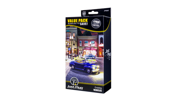 WOO5907 HO Scale Cruising Vehicle Value Pack Model Train