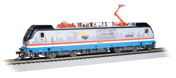 BAC67409 No.662 HO Scale Amtrak Siemens ACS-64 Phase III & Train Sim DCC & Sound Model Train