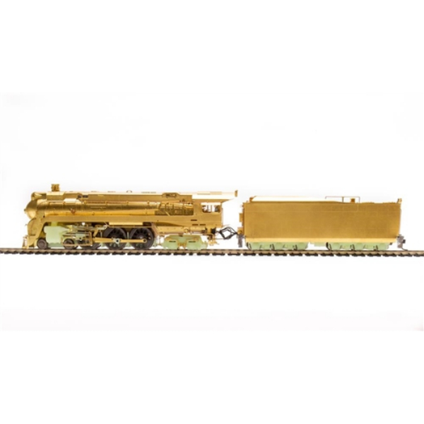 BLI7356 Class 4 Hudson Sound & DCC Brass Hybrid Blue Goose Paragon Undecorated Model Train, Gold