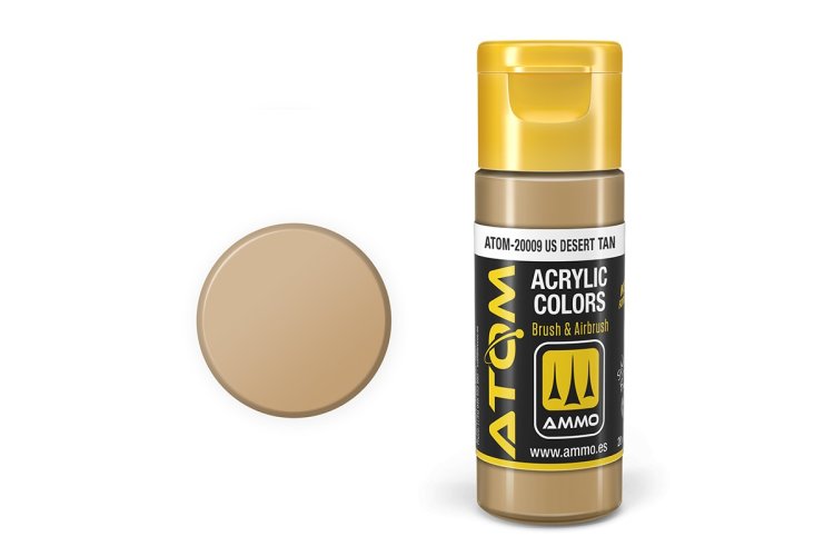 MIG20009 20 ml Acrylic US Paint Bottle, Desert Tan