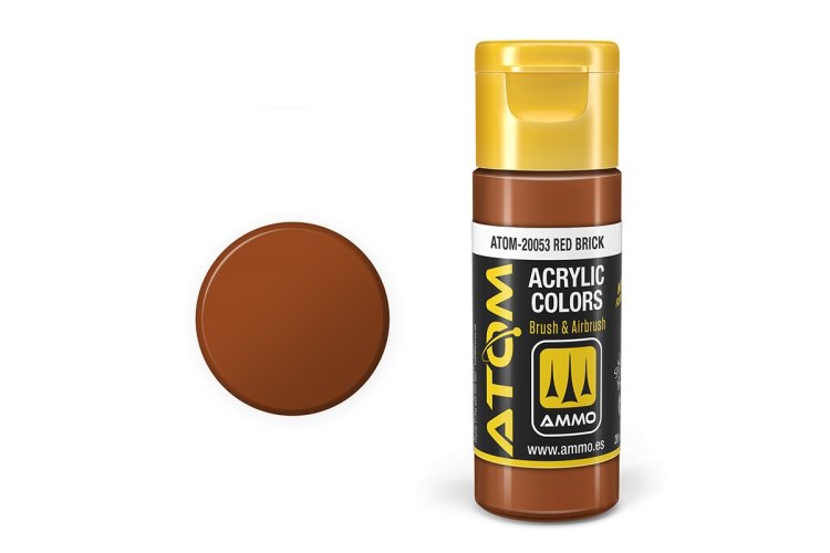 MIG20053 20 ml Acrylic Paint Bottle, Red Brick