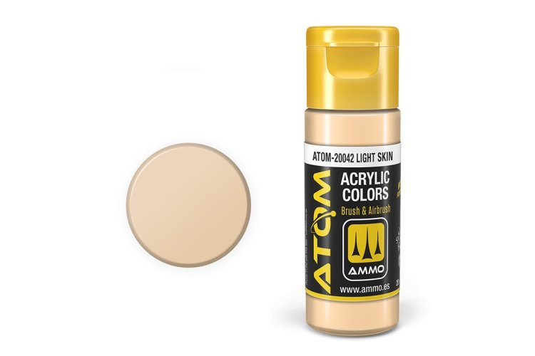 MIG20042 20 ml Acrylic Paint Bottle, Light Skin
