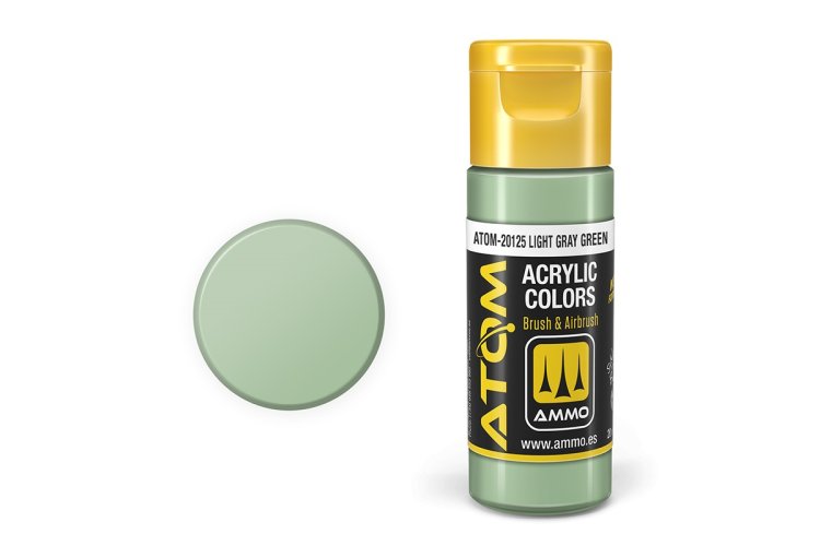 MIG20125 20 ml Acrylic Paint Bottle, Light Gray Green