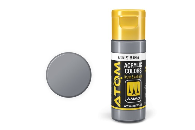 MIG20135 20 ml Acrylic Paint Bottle, Gray