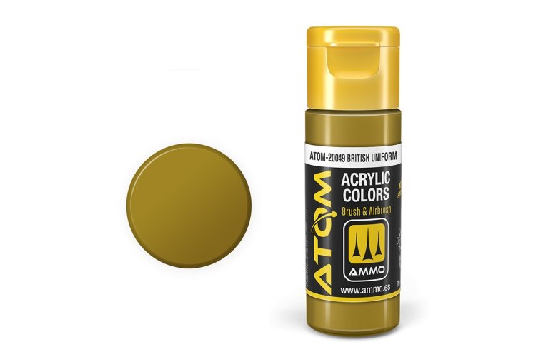 MIG20049 20 ml Acrylic Paint Bottle, British Uniform