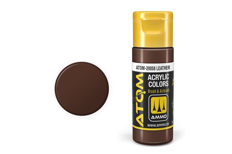 MIG20058 20 ml Acrylic Paint Bottle, Leather