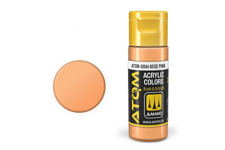MIG20044 20 ml Acrylic Paint Bottle, Beige Pink