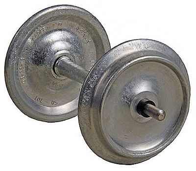 KAD950 Uncolored Metal Wheels Smooth