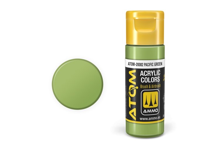 MIG20082 20 ml Acrylic Paint Bottle, Pacific Green