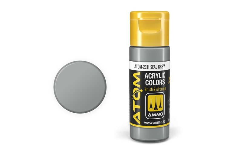 MIG20131 20 ml Acrylic Paint Bottle, Seal Gray