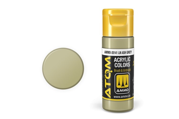 MIG20141 20 ml Acrylic IJN Paint Bottle, Ash Gray