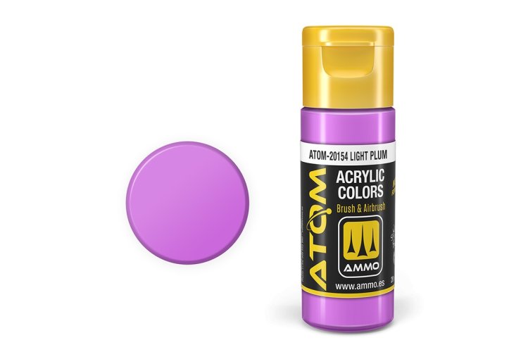 MIG20154 20 ml Acrylic Paint Bottle, Light Plum