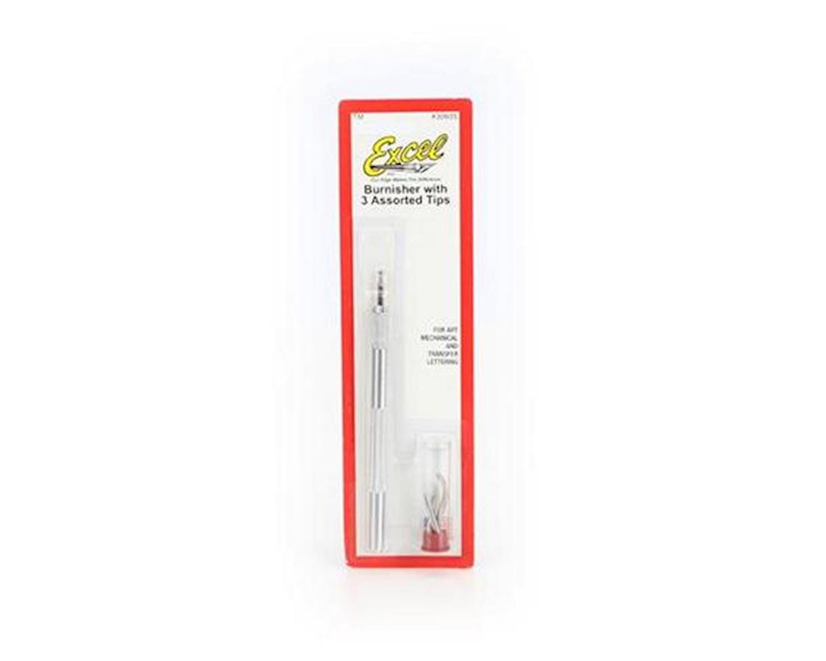 Excel EXL30605 Aluminum Handle Burnishing Set with 4 Interchangeable Tips