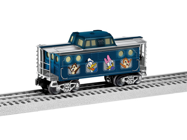 LNL2401565 O Scale Disney D23 Mickey & Friends Caboose Model Train - Blue