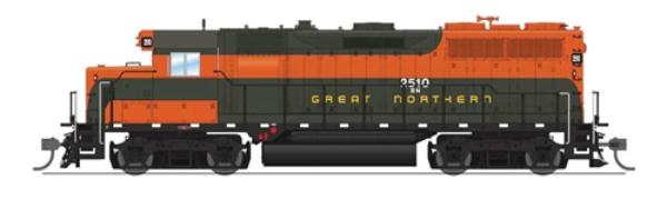 BLI8897 HO Scale BN EMD GP35 No.2522 Model Train