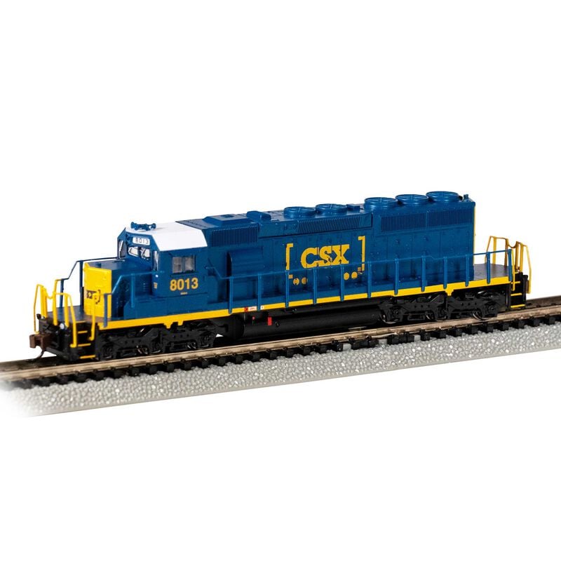 BAC67075 N Scale EMD SD40-2 No. 8013 Diesel Locomotive CSX No.8013 Ready Train Model -  BACHMANN