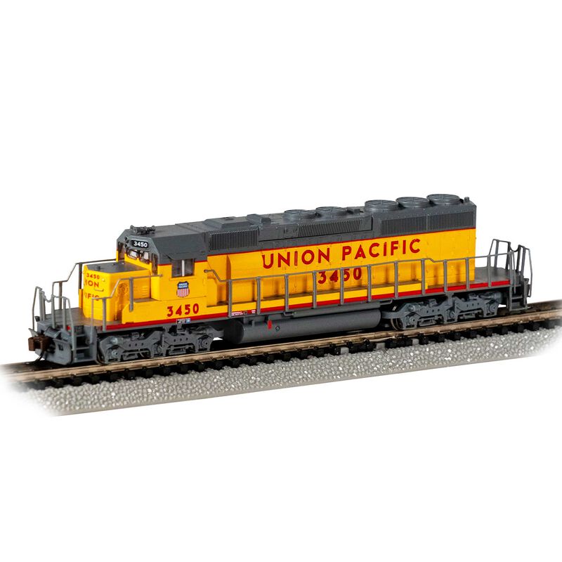 BAC67077 N Scale EMD SD40-2 No. 3450 Diesel Locomotive DCC Sound Ready Train Model