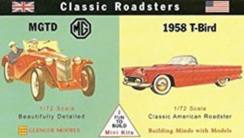 GLM03606 1-72 Scale Classic Roadsters Model Car Vehicle Kit