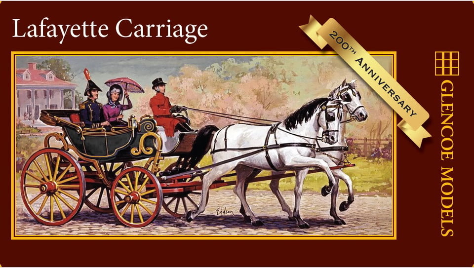 GLM05407 1-48 Scale Lafayette Carriage Model Vehicle Kit