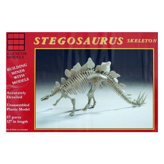Picture of Glencoe GLM07907 1-25 Scale Stegosaurus Skeleton Plastic Model Kit