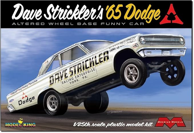 MOE2451 1-25 Scale Dave Strickler 1965 Dodge Altard Wheelbase Funnier Car Model Kit
