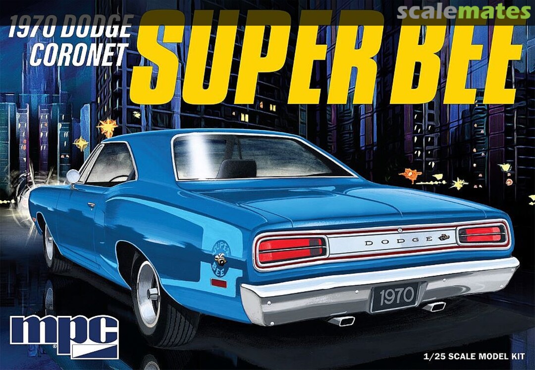 985 1-25 Scale 1970 Dodge Coronet Super Bee Plastics Car Truck Model