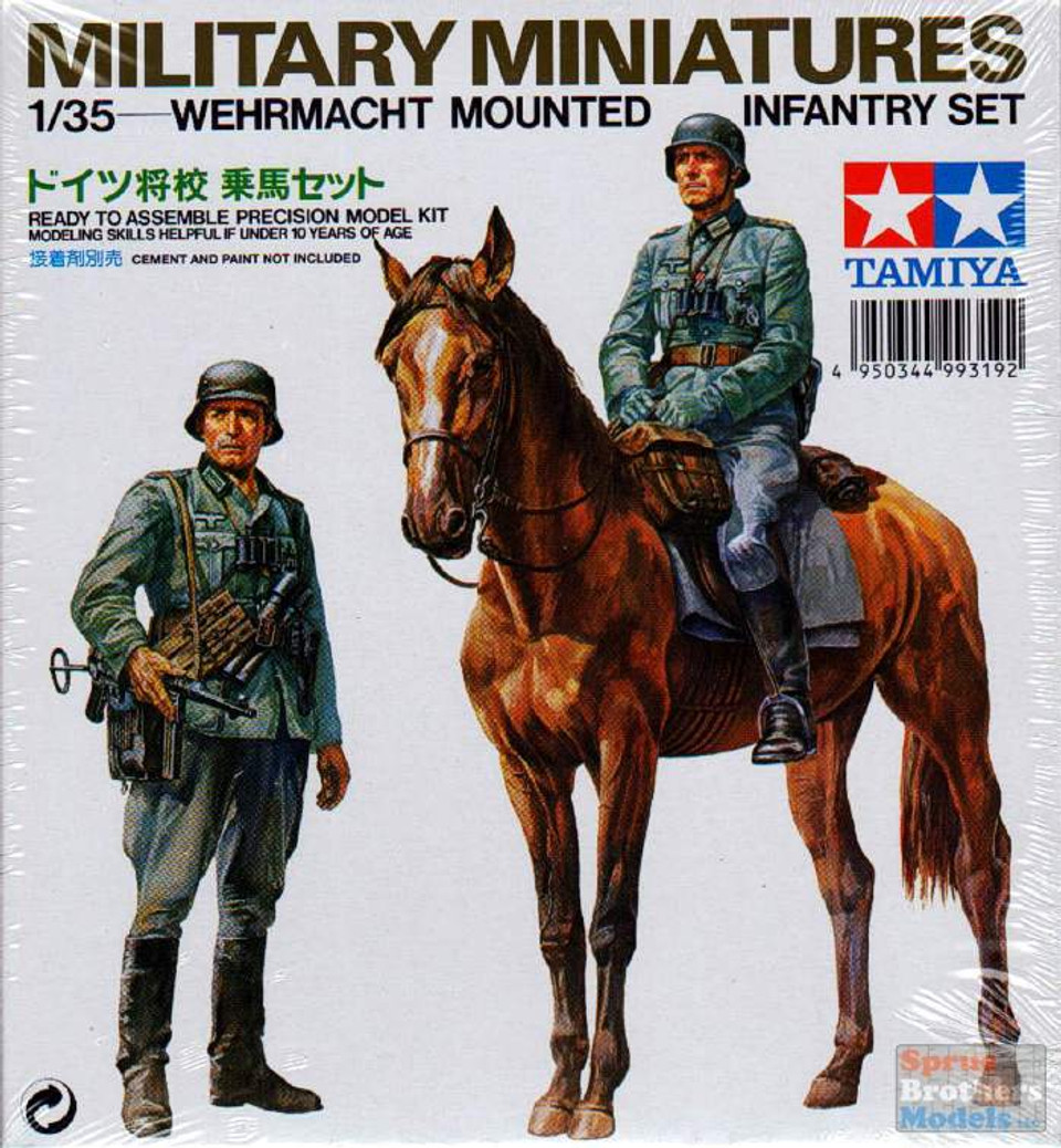 TAM35053 1-35 Scale Wehrmacht Mounted Infantry Figure Set