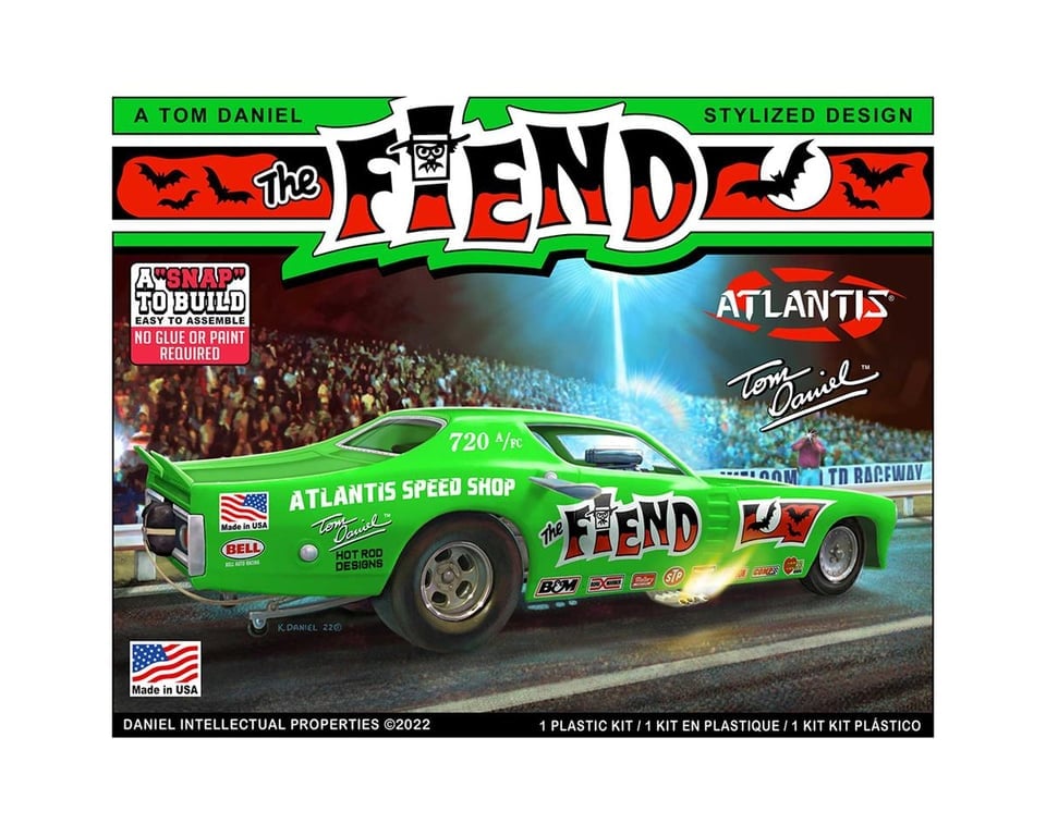 AANM8278 1 by 32 Scale Snap Tom Daniel Fiend Funny Model Car