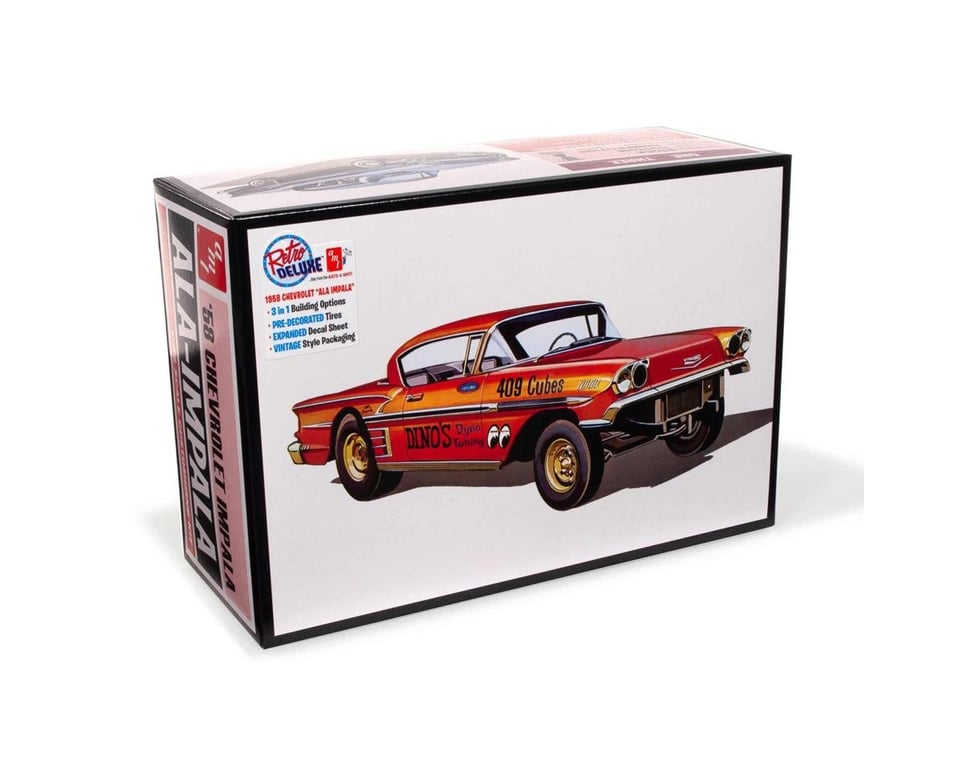 1301 1 by 25 Scale 1958 Chevrolet Hardtop Ala Impala Model Car