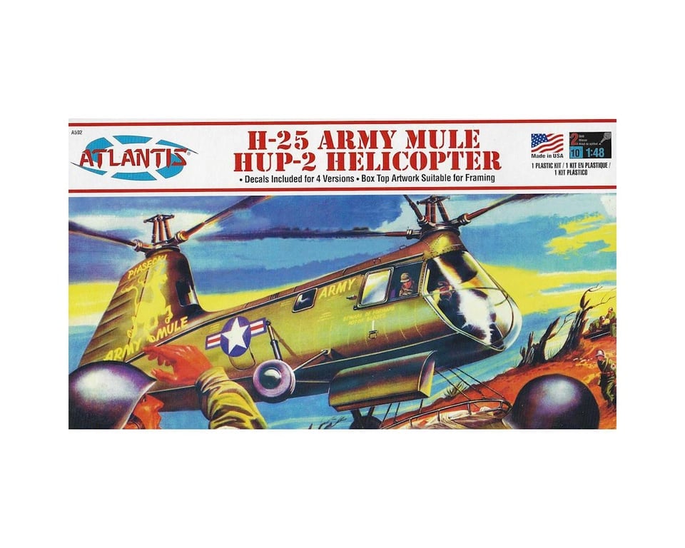 AANA502 1 by 48 Scale H25 Army Mule Model Helicopter