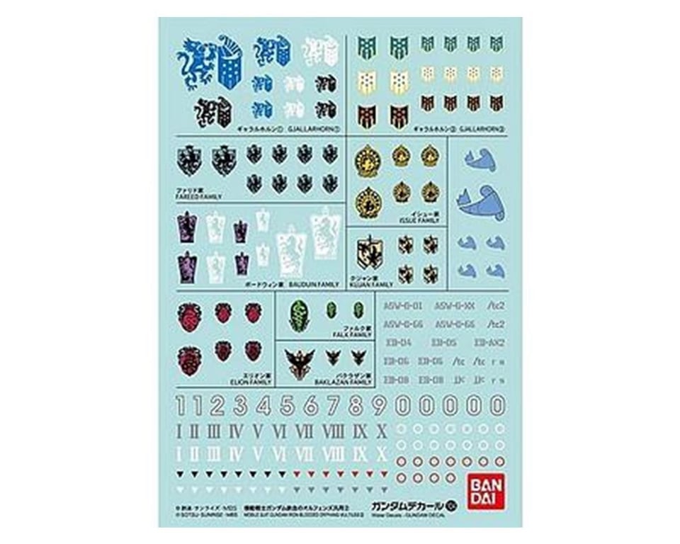 BAS2398995 No. 104 Iron-Blooded Orphans Mobile Suit Decals