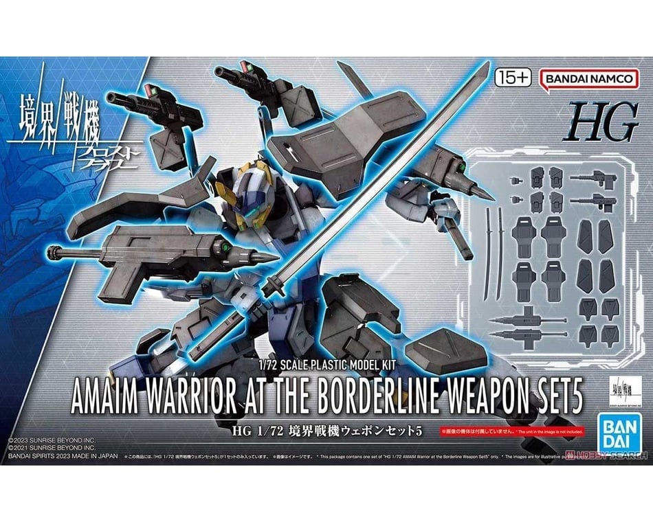 BAS2672914 1 by 72 Scale Amaim Warrior at the Borderline Model Action Figure Kit