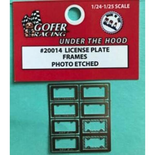 Picture of Gofer Racing GOF20014 1 by 24 - 1 by 25 Scale Photo Etch License Plate