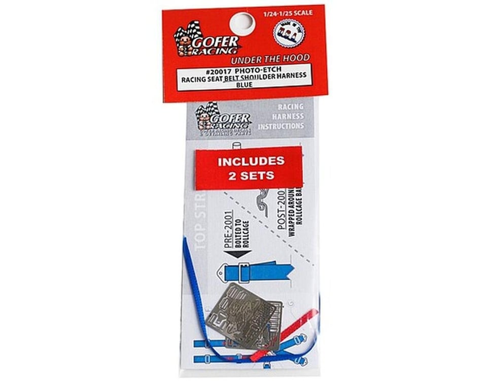 Picture of Gofer Racing GOF20017 1 by 24 - 1 by 25 Scale Etch Nascar Belting&#44; Blue