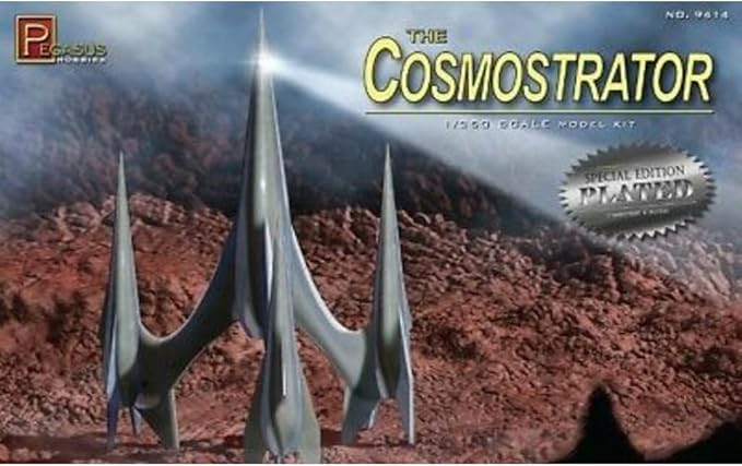 PEG9414 1 by 350 Scale Chrome Finish Cosmostrator Model Spacecraft