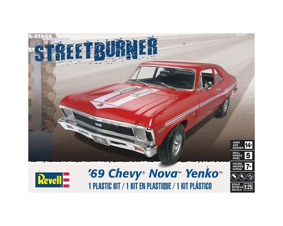 RMX854423 1 by 25 Scale 1969 Chevrolet Nova Yenko Model Car
