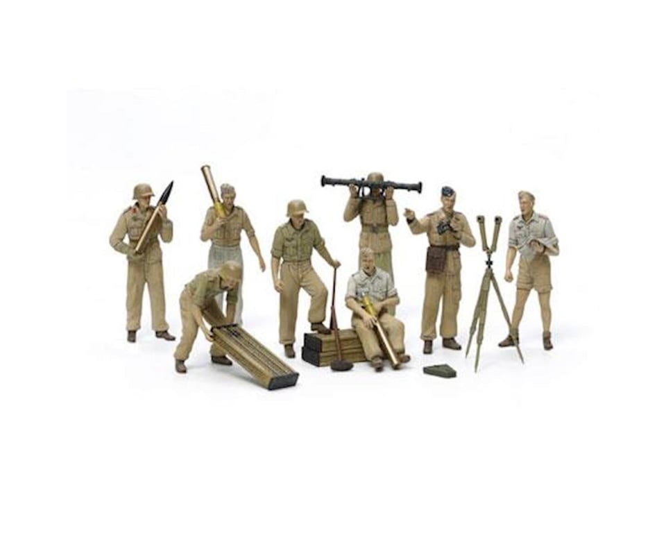 TAM35343 1 by 35 Scale German Africa Corps Luftwaffe Artillery Crew Action Figure