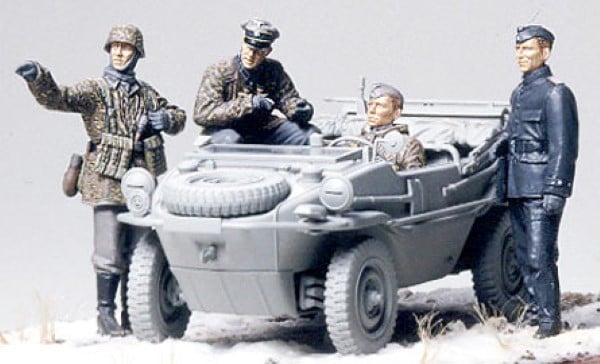 TAM35253 1-35 Scale Schwimmwagen Figure Set - Multicolor