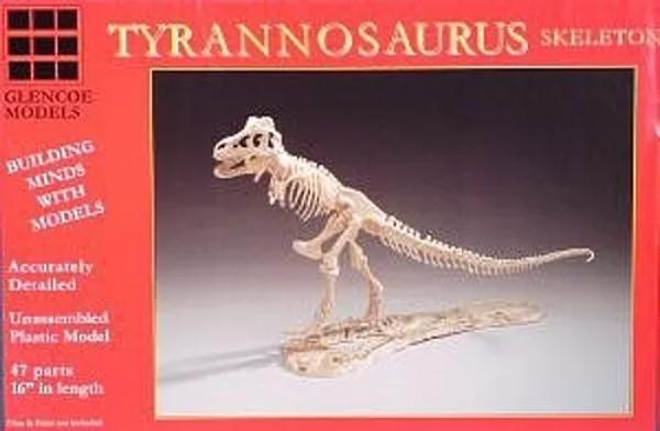 Picture of Glencoe Models GLM07906 1 by 25 Scale Tyrannosaurus Skeleton Dinosaur Figure