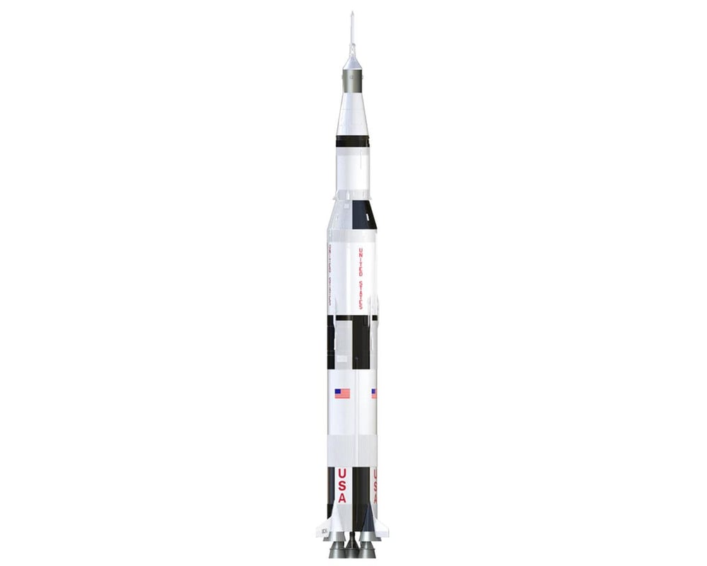 EST1967 1-100 Scale Saturn V Flying Model Rocket Kit