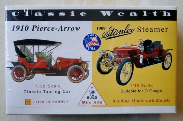 GLM03609 1 by 59 - 1 by 48 Scale Classic Wealth Steamer Model Car